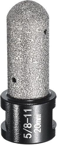 HARFINGTON 2pcs Diamond Finger Shaped Milling Bit 15mm 2 Holes with 5/8"-11 Thread for Enlarging Shaping Milling Existing Holes on Marble Countertop, Black in Saudi Arabia