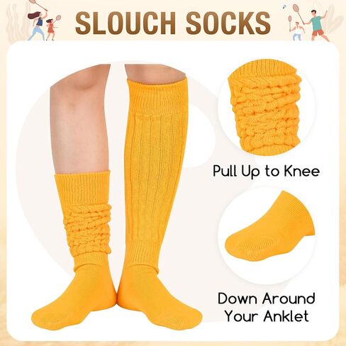 Zmart Women Slouch Sclous - Scrunch Screrunch ، طراز الثمانينات باللون الأبيض والأسود والبرتقالي والكريمة in Saudi Arabia