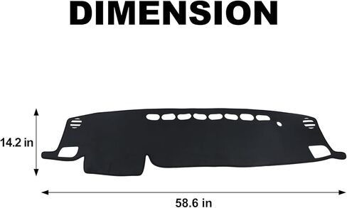 Dash Cover for Nissan Rogue 2021-2025 Accessories Flannel Dashboard Cover Dash Cover Mat in Kuwait