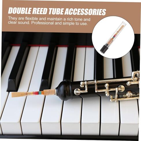 Handmade Oboe Reeds for Beginners Soft and Lightweight Oboe Supplies Excellent Sound for and Practice Natural Material Single Random in Kuwait