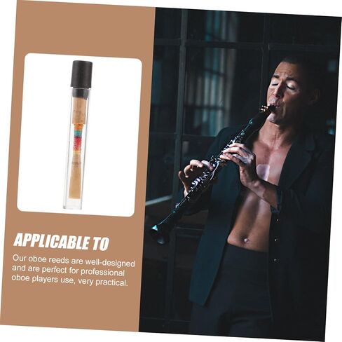 Handmade Oboe Reeds for Beginners Soft and Lightweight Oboe Supplies Excellent Sound for and Practice Natural Material Single Random in Kuwait