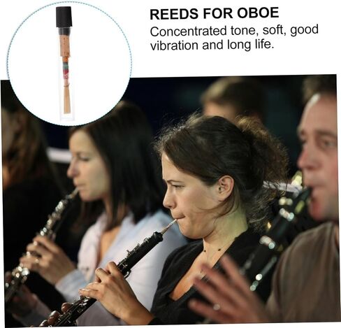 Kisangel Professional Oboe Reeds C-tone Replacement Accessory for Beginners Intermediate Players Compact and Versatile Oboe Tool Elasticity and Stable Tone Random Colors in Saudi Arabia