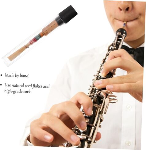Kisangel Professional Oboe Reeds C-tone Replacement Accessory for Beginners Intermediate Players Compact and Versatile Oboe Tool Elasticity and Stable Tone Random Colors in Saudi Arabia