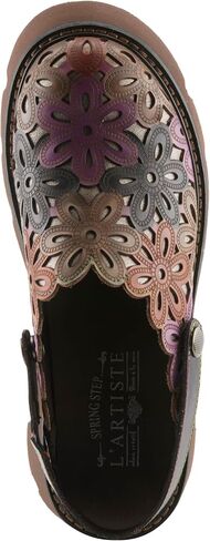 L’Artiste Shot Putput Leather Slingback Clog - منصة قطع الأزهار مع نعل مكتنزة ومفتوحة الظهر in Saudi Arabia