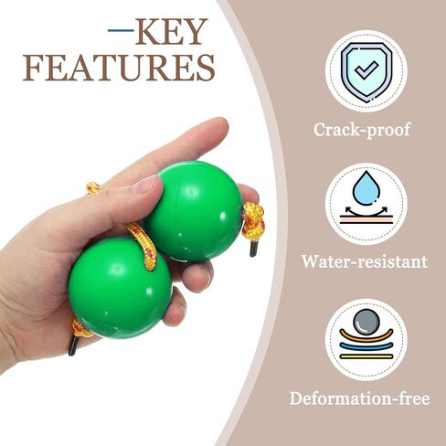 Rhythm African Shaker Kashaka Shaker Ball Kashaka Hand Percussion Instruments with Yellow Rope, Fit for Adults Wedding Party Musical Class Show (2 Pack, Black/Red) in Saudi Arabia