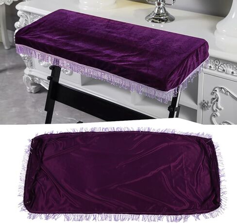 61/88 Key Electric Piano Cover, Decorative Keyboard Cover, Gold Velvet Electric Piano Dust Cover(61key-) in Saudi Arabia