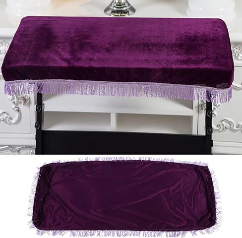 61/88 Key Electric Piano Cover, Decorative Keyboard Cover, Gold Velvet Electric Piano Dust Cover(61key-) in Saudi Arabia
