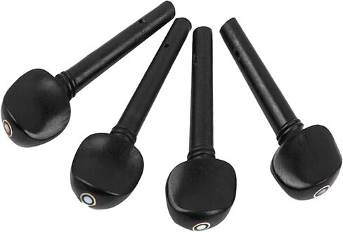 life 4Pcs Violin Fiddle Tuning Peg Set Replacement for 4/4 Violin Pegs Parts Replacement Instrument Accessory in Saudi Arabia