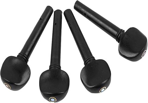 life 4Pcs Violin Fiddle Tuning Peg Set Replacement for 4/4 Violin Pegs Parts Replacement Instrument Accessory in Saudi Arabia