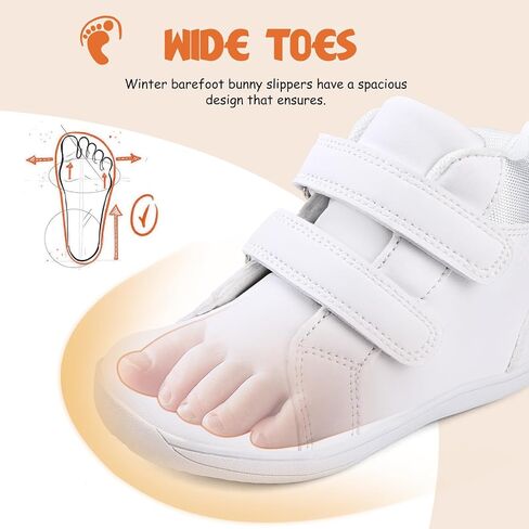 Watelves Toddler Little Kids Wide Barefoot Shoes Boys Girls Winter Top Top Sidealist Sneakers Calkle Boots Leather Leather Gress Shole Swing بشكل طبيعي in Saudi Arabia