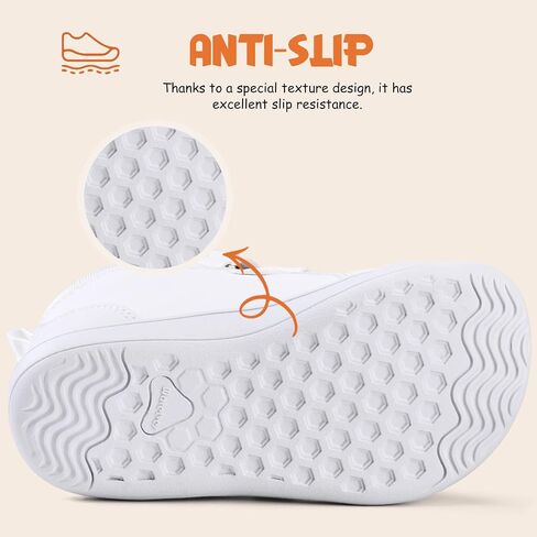 Watelves Toddler Little Kids Wide Barefoot Shoes Boys Girls Winter Top Top Sidealist Sneakers Calkle Boots Leather Leather Gress Shole Swing بشكل طبيعي in Saudi Arabia