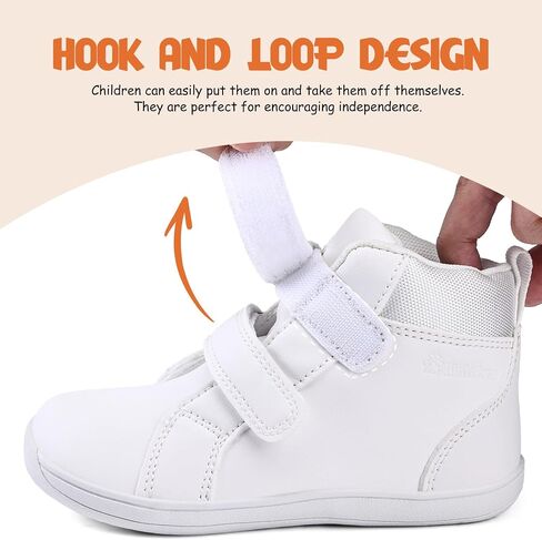 Watelves Toddler Little Kids Wide Barefoot Shoes Boys Girls Winter Top Top Sidealist Sneakers Calkle Boots Leather Leather Gress Shole Swing بشكل طبيعي in Saudi Arabia