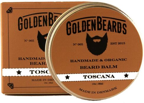 Organic Beard Balm -Big Sur - 60ML - 100% Natural | Jojoba & Argan & Apricot Oil, Patchouli , Lime and Lavender, all our products are 100% Handcrafted & Handmade. Made in Denmark in Saudi Arabia