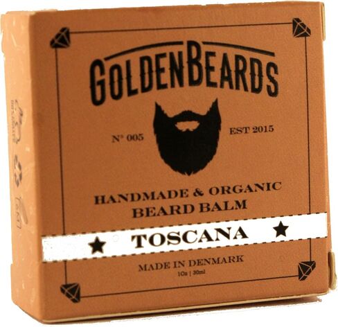 Organic Beard Balm -Big Sur - 60ML - 100% Natural | Jojoba & Argan & Apricot Oil, Patchouli , Lime and Lavender, all our products are 100% Handcrafted & Handmade. Made in Denmark in Saudi Arabia