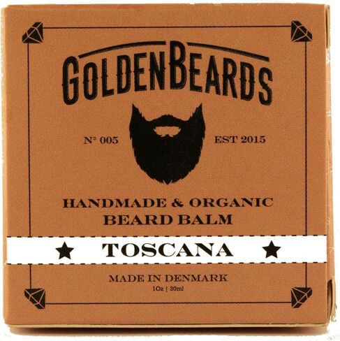 Organic Beard Balm -Big Sur - 60ML - 100% Natural | Jojoba & Argan & Apricot Oil, Patchouli , Lime and Lavender, all our products are 100% Handcrafted & Handmade. Made in Denmark in Saudi Arabia