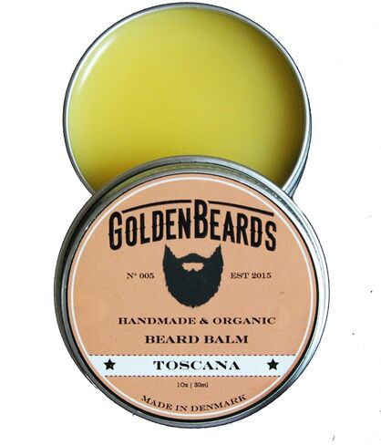 Organic Beard Balm -Big Sur - 60ML - 100% Natural | Jojoba & Argan & Apricot Oil, Patchouli , Lime and Lavender, all our products are 100% Handcrafted & Handmade. Made in Denmark in Saudi Arabia
