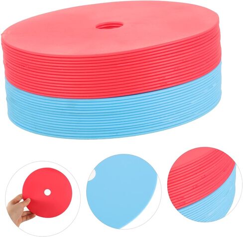30Pcs Non Slip Football Training Sign Discs Durable Markers for Soccer and Sports Drills for Practice Sessions Use in Saudi Arabia