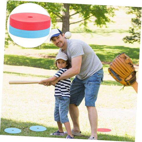 30Pcs Non Slip Football Training Sign Discs Durable Markers for Soccer and Sports Drills for Practice Sessions Use in Saudi Arabia