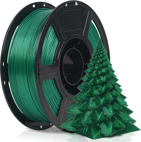 FLASHFORGE Xmas Series Rapid PLA Filament Aurora Purple, High Flow Speedy 3D Printer Filament Max 500mm/s High-Speed Printing, Radiated Unparalleled Brilliance, Twinkling and Ultra-Smooth Finish in Saudi Arabia