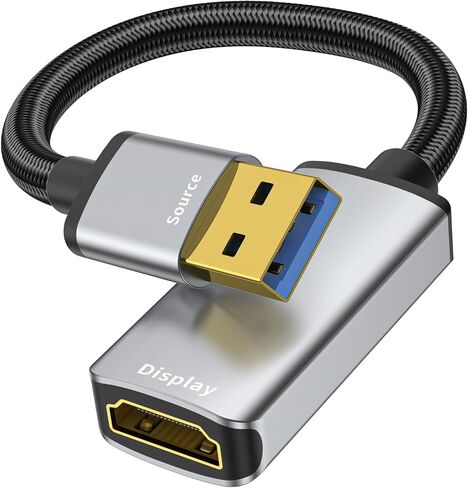 USB C to HDMI 2.1 Adapter, Support 8K@60Hz and 4K 120Hz, Dynamic HDR, Thunderbolt 3/4/5, USB 4 Port, Type C to HDMI Adapter for MacBook Pro/Air, XPS, ThinkPad, iPhone 15/16 Series in Kuwait