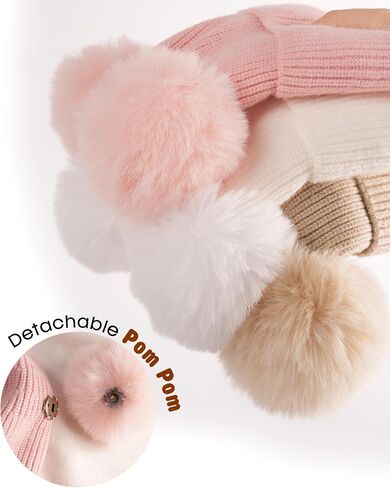 Furtalk Baby Toddler Winter Hat Pom Pom Beanie Girls Boy in Saudi Arabia
