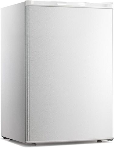 Kismile 2.1 Cu.ft Compact Upright Freezers with Reversible Single Door,Removable Shelves Mini Freezer with Adjustable Thermostat for Home/Kitchen/Office (2.1 Cu.ft, Stainless Steel) in Saudi Arabia