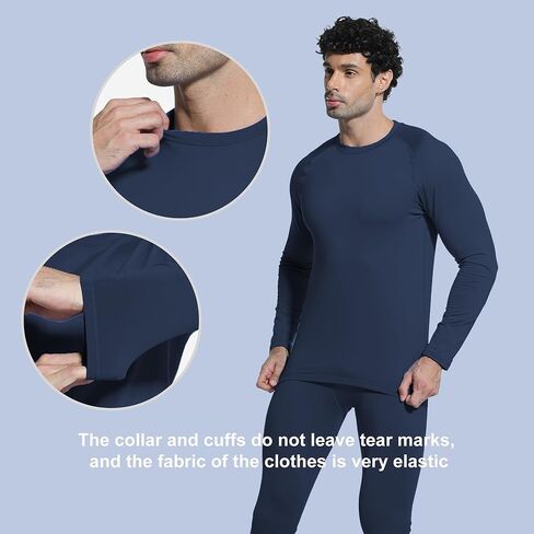 Compression Shirt Long Sleeve for Men 1,3 or 5 Pack Athletic Base Layer for Workout Basketball Running in Kuwait