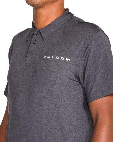 Volcom Men's Hazard Performance Short Sleeve Lightweight Golf Polo, Dark Forest, XX-Large in Saudi Arabia