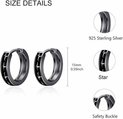 Dreamboat Celtic Earrings for Women Sterling Silver Small Huggie Hoop Viking Earrings Men Unisex Arracadas Para Hombr Norse Viking Jewelry for Men Irish Gifts in Saudi Arabia