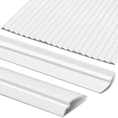 10 Pack 72" Vinyl Snap in Window Glazing Bead Resistant Window Frame Seal Snap in Glazing Bead Vinyl Spline (White) in Kuwait