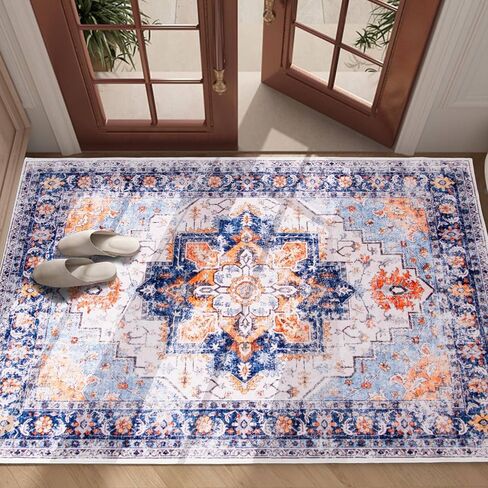 Boho قابلة للغسل Rugh 2x6 للممرات غير المطبخ سجاد المطبخ السجاد الأرضية للمطبخ لغرفة الغسيل غرفة نوم حمراء in Saudi Arabia