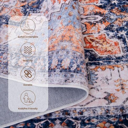 Boho قابلة للغسل Rugh 2x6 للممرات غير المطبخ سجاد المطبخ السجاد الأرضية للمطبخ لغرفة الغسيل غرفة نوم حمراء in Saudi Arabia