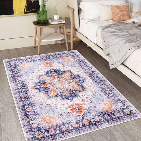 Boho قابلة للغسل Rugh 2x6 للممرات غير المطبخ سجاد المطبخ السجاد الأرضية للمطبخ لغرفة الغسيل غرفة نوم حمراء in Saudi Arabia