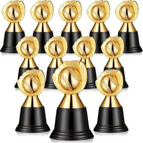 Leinuosen 12 Pack Mini Football Soccer Trophies لجوائز ، و 4.5 بوصة مشاركة الذهب أكواب البلاستي in Saudi Arabia