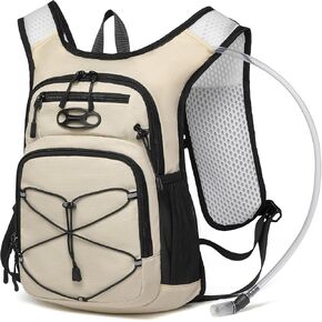 حقيبة ظهر Wotony خفيفة الوزن للترطيب مع مثانة مياه 2LOR 3L لركوب الدراجات والمشي لمسافات طويلة - حقيبة نهارية مائية للرجال والنساء in Kuwait