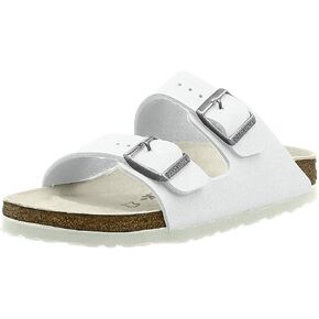 Birkenstock Arizona Unisex White Birko-Flor Sandal 44 / Unisex US Size 13-13.5 in Saudi Arabia