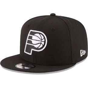 New Era NBA 9FIFTY Black White Adjustable Snapback Hat Cap One Size Fits All in Saudi Arabia