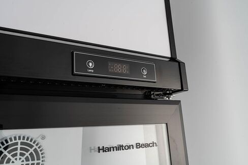 Hamilton Beach HBCB133BLACK, 13.3 Commercial Glass Door Display Merchandiser Refrigerator Cooler, ETL, Black, 13 3 cu ft in Saudi Arabia