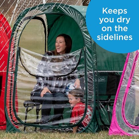 WeatherPod® The Original Shark Tank MyPod™ 1-2 Person Pop-Up Pod - Stay Warm, Dry, and Out of The Sun - Weather Pod for Sports, Rain, or Wind (Royal Blue, 40" L x 40" W x 59" H) in Kuwait