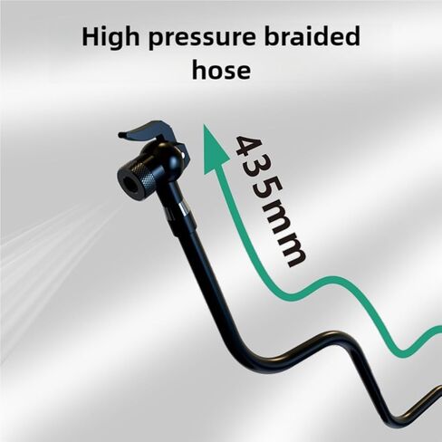 High-Pressure Tubeless Bike Tire Inflator Air Tank - 200 PSI Aluminum Alloy Bicycle Tyre Booster for MTB & Road Bike - Presta/Schrader Compatible in Saudi Arabia