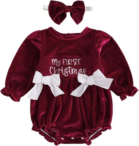 طفلة عيد الميلاد زي عيد الميلاد حديثي الولادة منقوشة in Kuwait