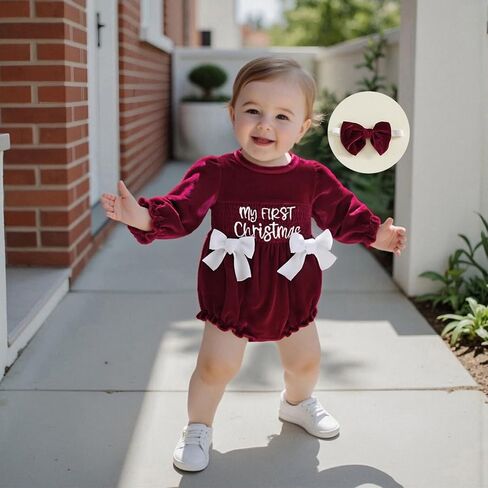 طفلة عيد الميلاد زي عيد الميلاد حديثي الولادة منقوشة in Kuwait