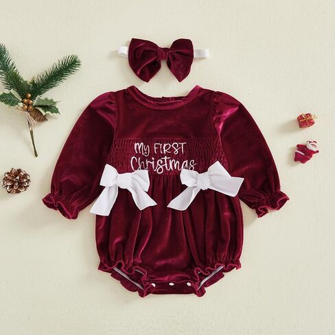 طفلة عيد الميلاد زي عيد الميلاد حديثي الولادة منقوشة in Kuwait