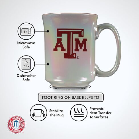 The Memory Company | Licensed NCAA 15oz Iridescent Mug with Logo in Saudi Arabia