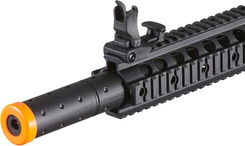 Lancer التكتيكية Gen 2 New Wave M4 SD Carbine نايلون بوليمر Airsoft AEG Gun مع مجلة MidCap عالية السرعة، بطارية، شاحن و1000 طلقة BBS متضمنة in Kuwait