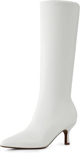 DREAM PAIRS Women's Knee High Kitten Heel Boots Sexy Pointed Toe Fashion Long Tall Boots in Saudi Arabia