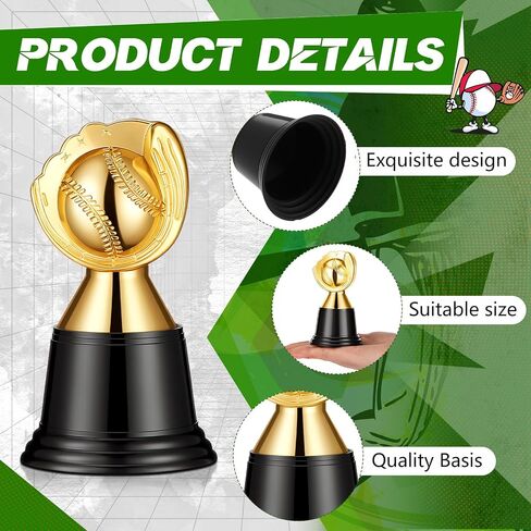 Leinuosen 12 Pack Mini Football Soccer Trophies لجوائز ، و 4.5 بوصة مشاركة الذهب أكواب البلاستي in Saudi Arabia