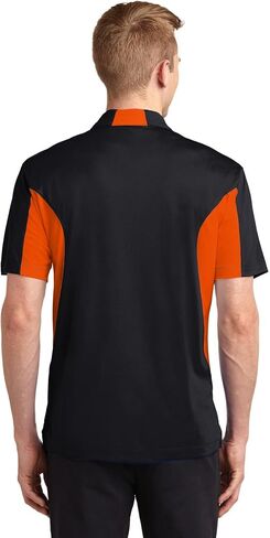 SPORT-TEK Unisex Tall Side Blocked Micropique Sport-Wick Polo | Short Sleeve Collared Shirt for Tall Men & Women, Casual Fit in Saudi Arabia