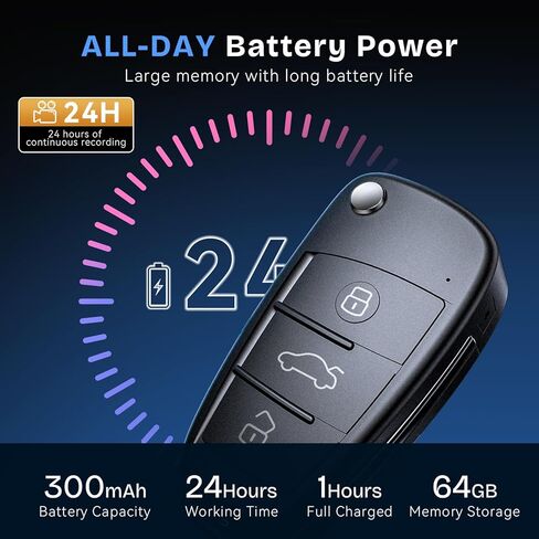 32g 4K كاميرا صغيرة مع wifi اللاسلكية ، مربية كام لأمن المنزل ، الكاميرا الصغيرة مع التحكم في التطبيق ، الرؤية الليلية ، الكشف عن الحركة ، تخزين السحابة in Kuwait