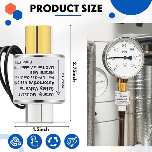 12 فولت ملف لولبي الصمام LPG البروبان 1/4 "NPT 12V 180 درجة القفل قبالة سائل البخار غاز الفولاذ المقاوم للصدأ محول للديزل غاز هواء الماء in Kuwait